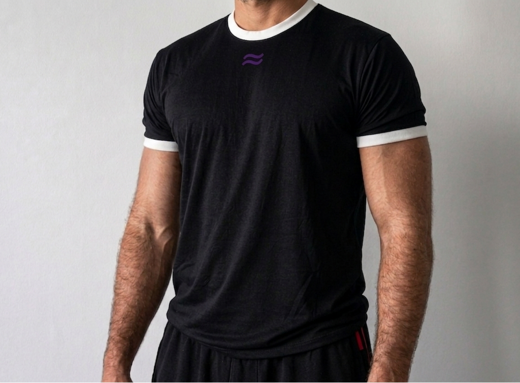 GymChase Contour Tee -Snowstorm